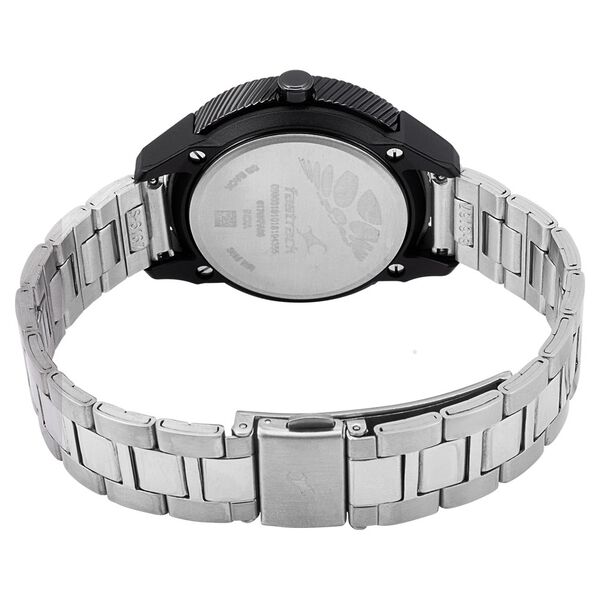 Fastrack Modular Quartz Analog Silver Dial Stainless Steel Strap Watch for Girls - image number 4