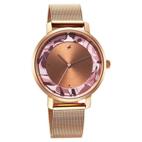 Fastrack Urban Camo Brown Dial Watch for Girls - image number 0