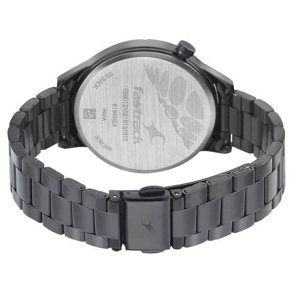 Fastrack Space Rover Quartz Analog with Date Bicolour Dial Stainless Steel Strap Watch for Girls - image number 4
