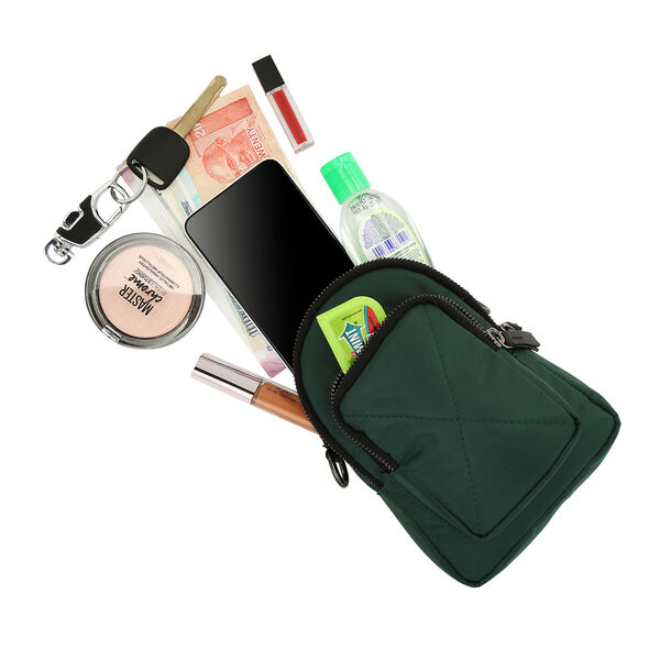 Fastrack Nylon Crossbody Sling Bag in Green - image number 6