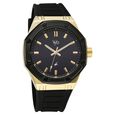 Vyb Rebel By Fastrack Quartz Analog Black Dial Black Silicone Strap Watch For Guys - image number 2