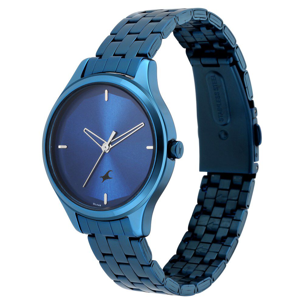 Blue colour fastrack watch outlet