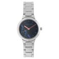 Fastrack Quartz Analog Pink Dial Stainless Steel Strap Watch for Girls