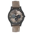 Fastrack Dial It Up Quartz Multifunction Beige Dial Leather Strap Watch for Guys - image number 1