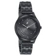 Fastrack Stunners Black Dial Metal Strap Watch for Girls