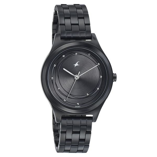 Fastrack Style Up Grey Dial Stainless Steel Strap Watch for Girls - image number 0