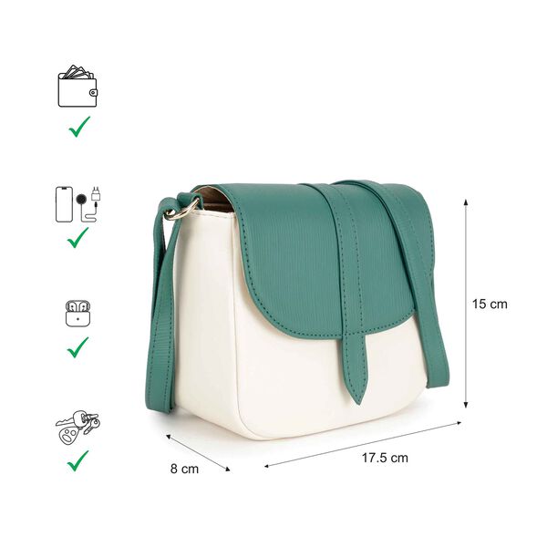 Fastrack RufflePlay green Sling - image number 8