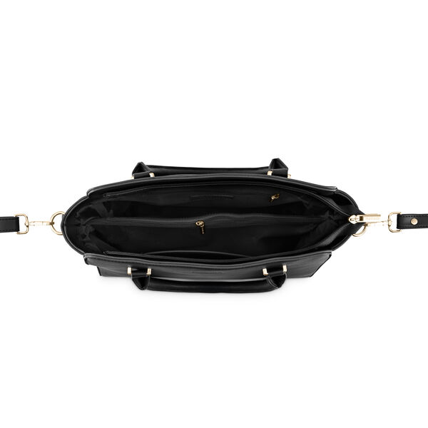 Fastrack Black Large Satchel Bag for Women - image number 8