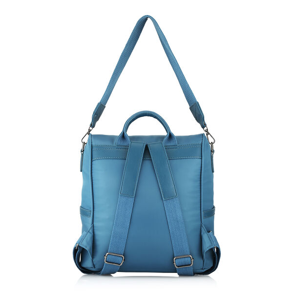 Fastrack Nylon Backpack with Detachable Belt in Blue - image number 3