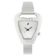 Fastrack Quartz Analog Blue Dial Stainless Steel Strap Watch for Girls