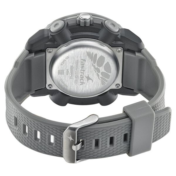 Fastrack Streetwear Grey Dial with Grey Colour Strap Watch for Guys - image number 4