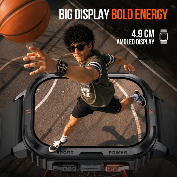 Fastrack Smart Xtreme S Smartwatch with 4.9 cm AMOLED Display BT Calling & Health Monitoring - image number 1