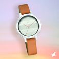 Fastrack Tripster Quartz Analog Bicolour Dial Leather Strap Watch for Girls - image number 0