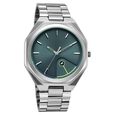 Fastrack 9 to Fine Analog with Green Dial Metal Strap Watch for Guys - image number 1
