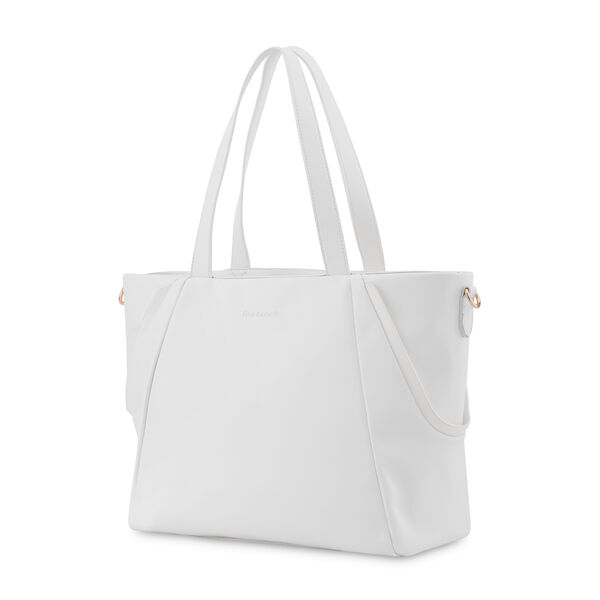 White Laptop  Tote Bag - image number 3