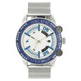 Fastrack Denim Quartz Analog with Day and Date Beige Dial Stainless Steel Strap Watch for Guys
