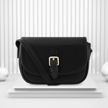 Fastrack Black Casual Sling Bag for Girls