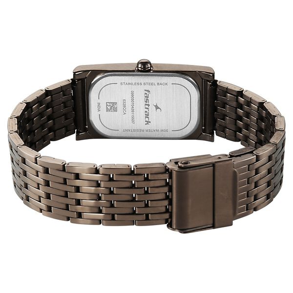 Fastrack Gelato brown analog bracelet watch with Chocolate dial for Girls - image number 5