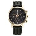 Fastrack Chrome K Quartz Multifunction Blue Dial Blue Leather Strap Watch For Guys