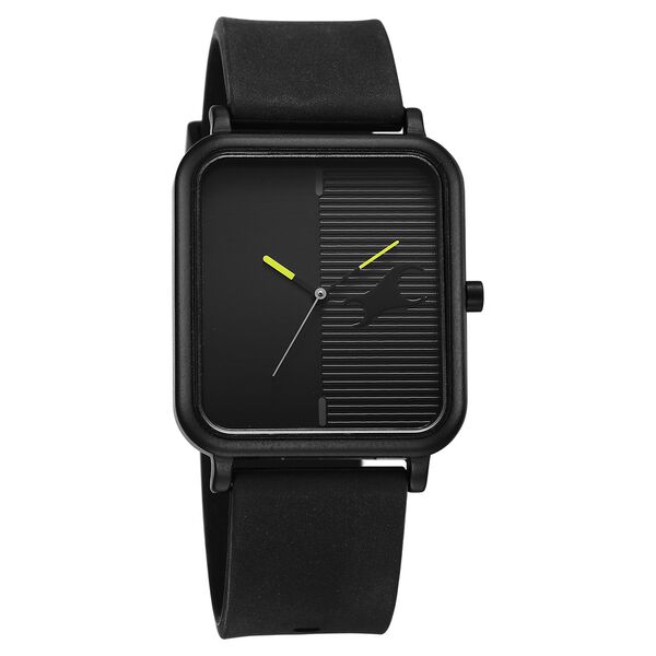 Fastrack Hype Neo Chic Quartz Analog Black Dial Silicone Strap Watch For Unisex - image number 1