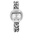 Vyb Spotlight By Fastrack Quartz Analog Silver Dial Rose Gold Metal Strap Watch For Girls