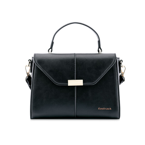 Fastrack Structured Satchel in Black - image number 2