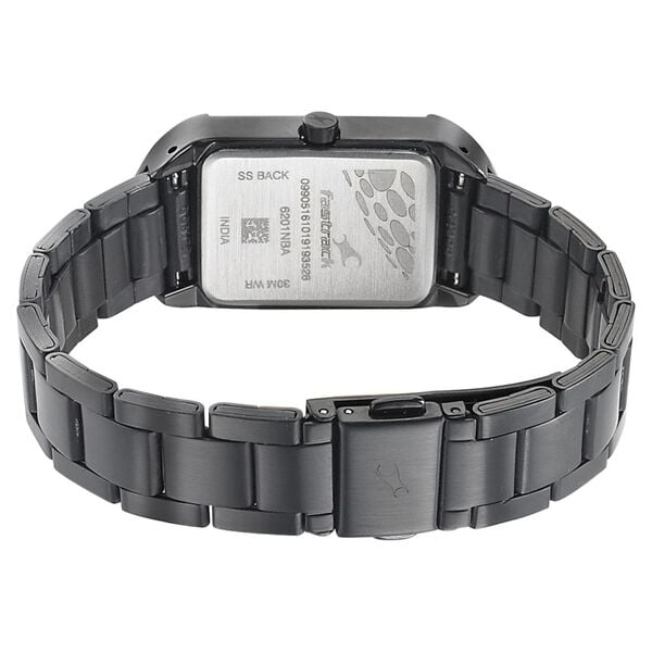 Fastrack Go Skate Quartz Analog Black Dial Stainless Steel Strap Watch for Girls - image number 4