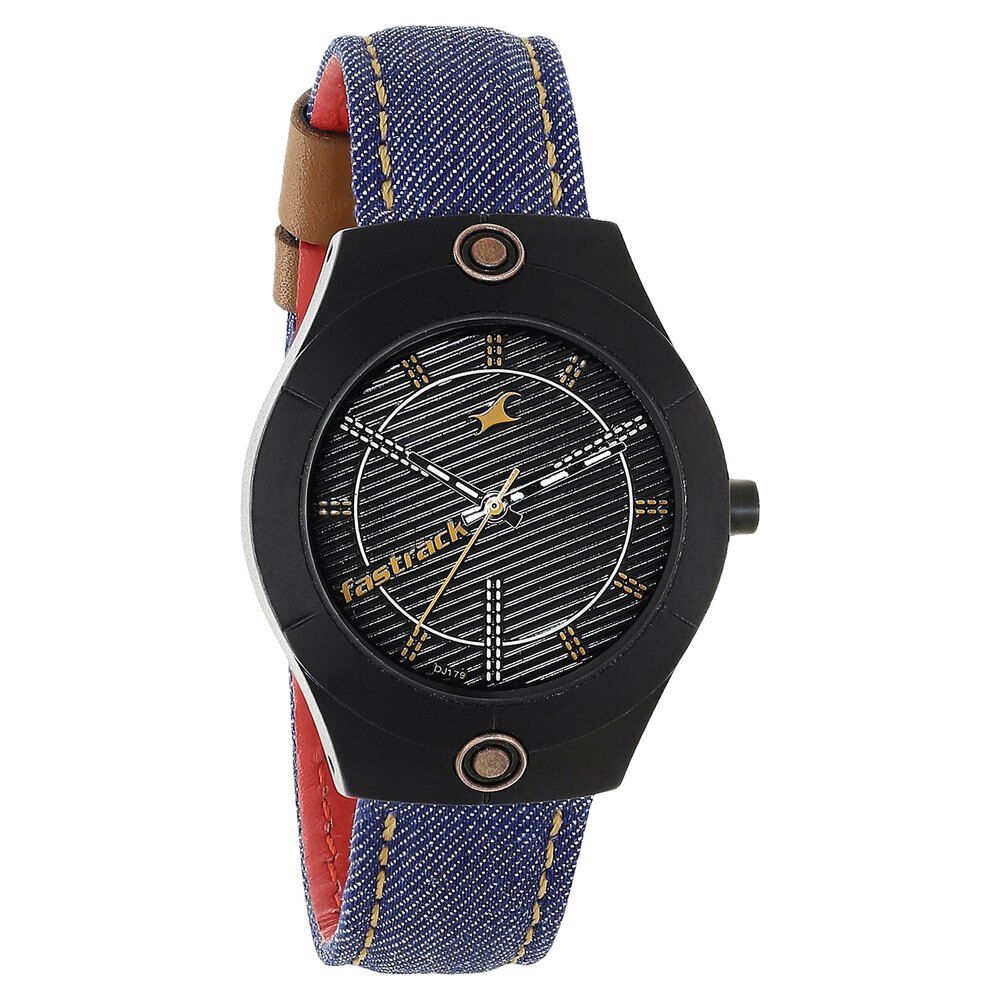 Fastrack denim watch strap sales