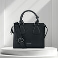 Fastrack Structured Satchel in Black - image number 0