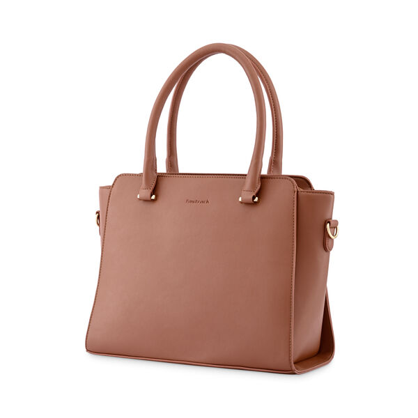 Fastrack Tan Large Satchel Bag for Women - image number 3