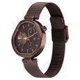 Fastrack Tick Tock Quartz Multifunction Brown Dial Stainless Steel Strap Watch For Girls - image number 2
