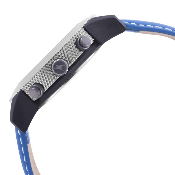 Fastrack Modular Quartz Analog Anthracite Dial Leather Strap Watch for Guys - image number 3