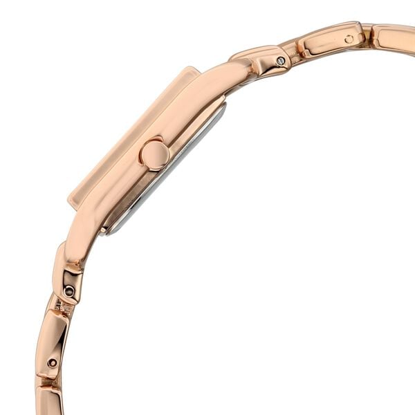 Vyb Bliss By Fastrack Quartz Analog Pink Dial Rose Gold Metal Strap Watch For Girls - image number 5