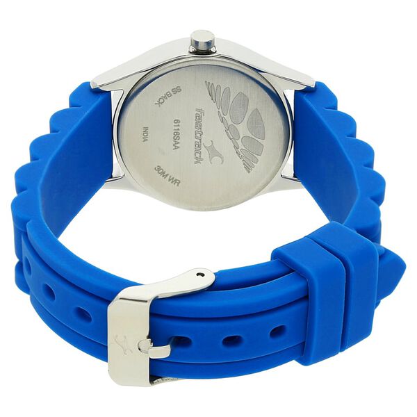 Fastrack Quartz Analog Silver Dial Silicone Strap Watch for Girls - image number 3