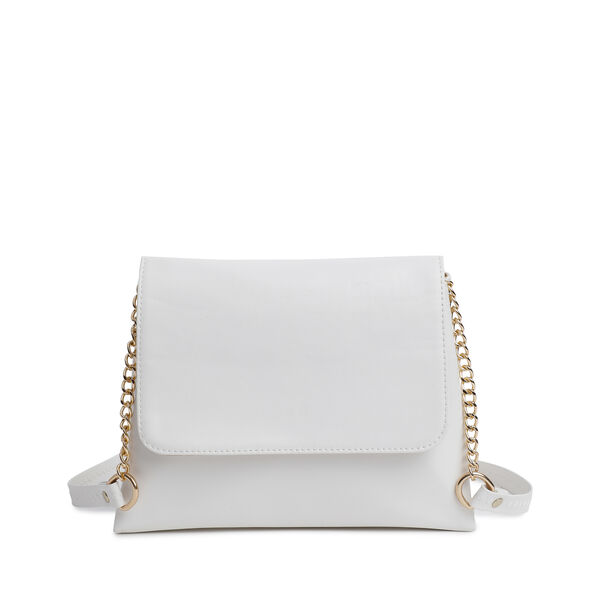 Fastrack Classic Envelope Sling Bag for Women | Stylish Crossbody Bag for Girls, Ladies, Women | Structured Handbag Made of High-Quality Faux Leather (White) - image number 0