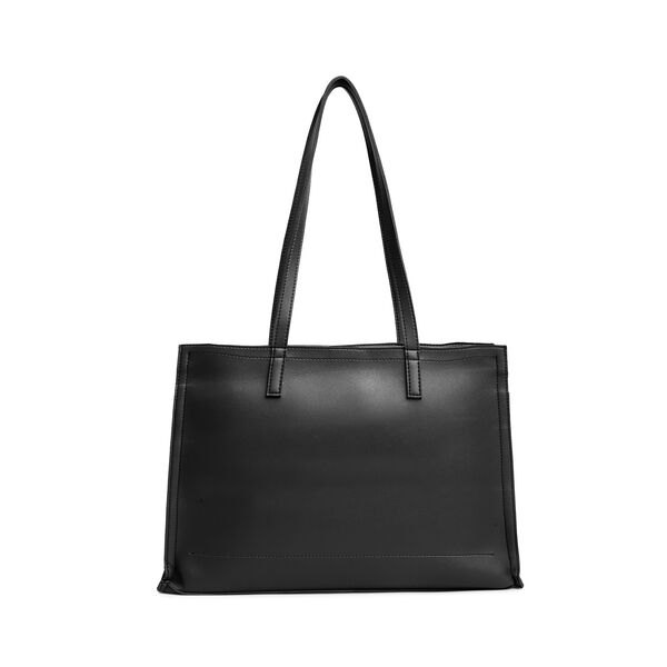 Fastrack Chic Spacious Laptop Tote Bag for Women | Stylish Casual Bag for Ladies, Women, Girls | College, Work Bag Made of High-Quality Faux Leather (Black) - image number 2