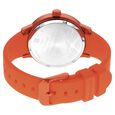Pop Colours Orange Dial Silicone Strap Watch for Girls - image number 5