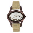 Fastrack Quartz Analog Silver Dial Leather Strap Watch for Girls - image number 0