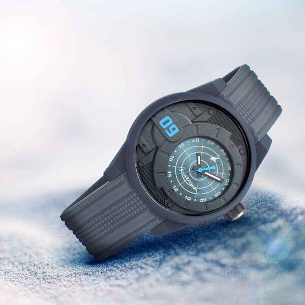 Fastrack Trendies Quartz Analog Black Dial Silicone Strap Watch for Guys - image number 0