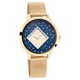 Fastrack Fit Outs Quartz Analog Black Dial Metal Strap Watch for Girls