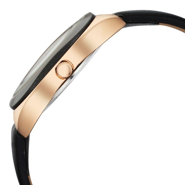 Vyb Muse By Fastrack Quartz Analog Black Dial Leather Strap Watch For Girls - image number 4
