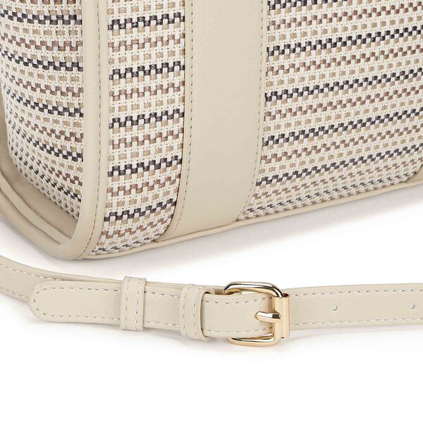 Textured Weave Satchel - image number 8