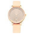 Fastrack Ruffles Quartz Analog with Date Beige Dial Leather Strap Watch for Girls - image number 2