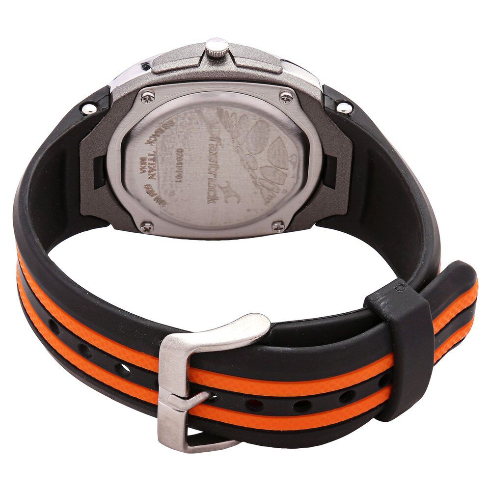 Buy Online Fastrack Quartz Analog Black Dial Plastic Strap Watch for Guys n9204pp01 Fastrack