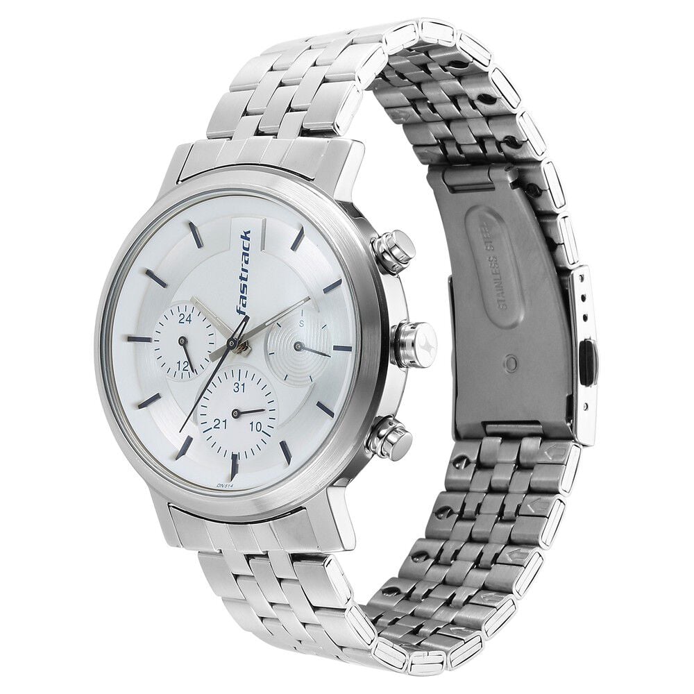 Fastrack deals watch silver