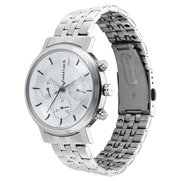 Fastrack Tick Tock White Dial Watch for Guys - image number 2