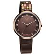 Fastrack Fleek Quartz Analog Brown Dial Stainless Steel Strap Watch for Girls - image number 1