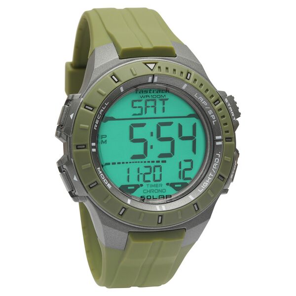 Fastrack Streetwear Digital Dial PU Strap Watch for Guys - image number 2
