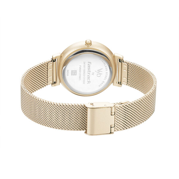 Fastrack Vyb Seeker Quartz Analog Silver Dial Stainless Steel Strap Watch for Girls - image number 5