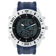 Fastrack Quartz Analog Digital Grey Dial Silicone Strap Watch for Guys